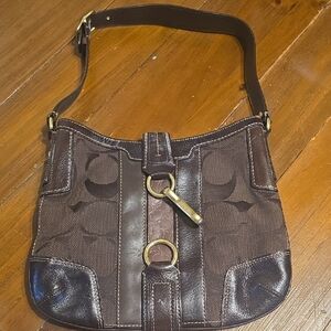 Brown Leather Shoulder Bag
